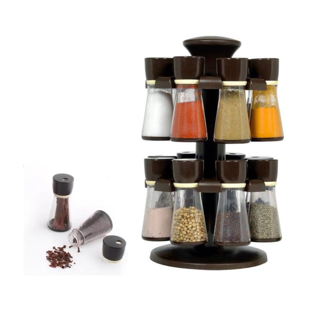 0103 Revolving Plastic Spice Rack  (16 Pcs) - SkyShopy 0103 Revolving Plastic Spice Rack  (16 Pcs) - SkyShopy